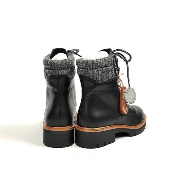 New Mia Regis Lace-Up Lug Sole Boot 7.5 & 8 - Picture 9 of 12